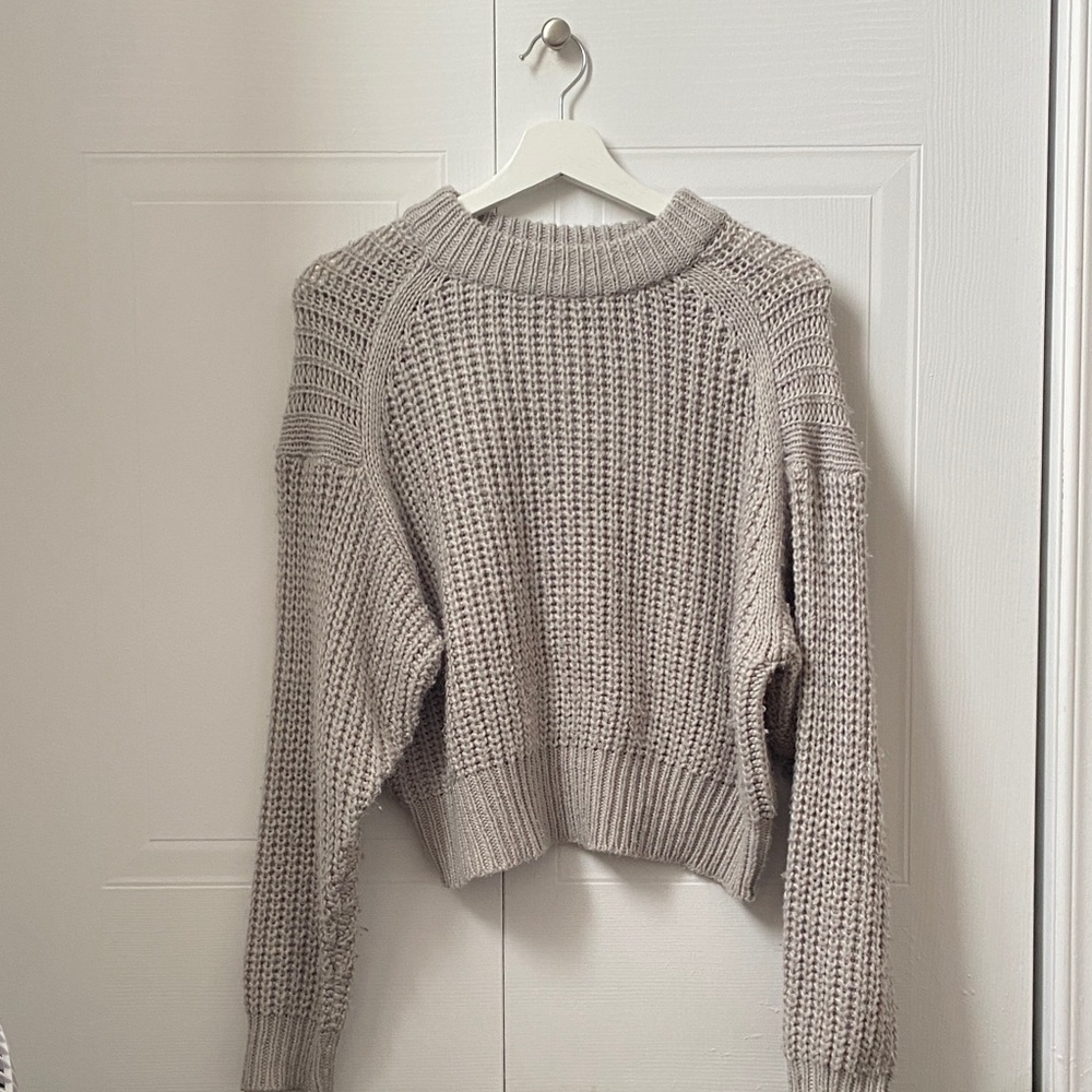 Ardene Light Gray Knit Sweater